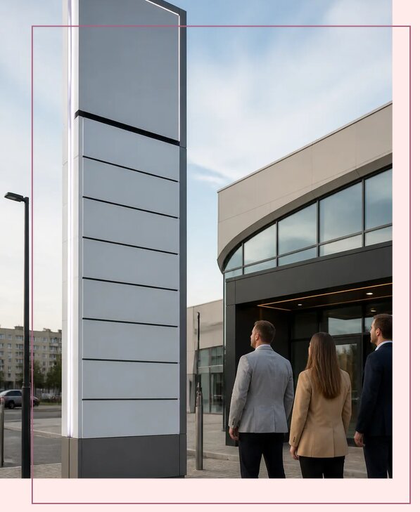Стелы для торгового центра в Баксане по цене от 252550 р. | Аванза-Бкс