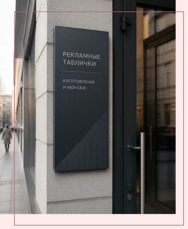 Рекламные таблички в Баксане по цене от 4546 р. | Аванза-Бкс
